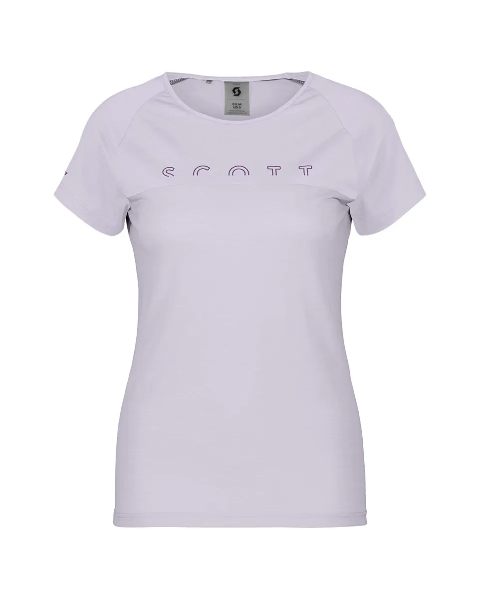 T-shirt manches courtes Femme DEFINED MERINO Violet