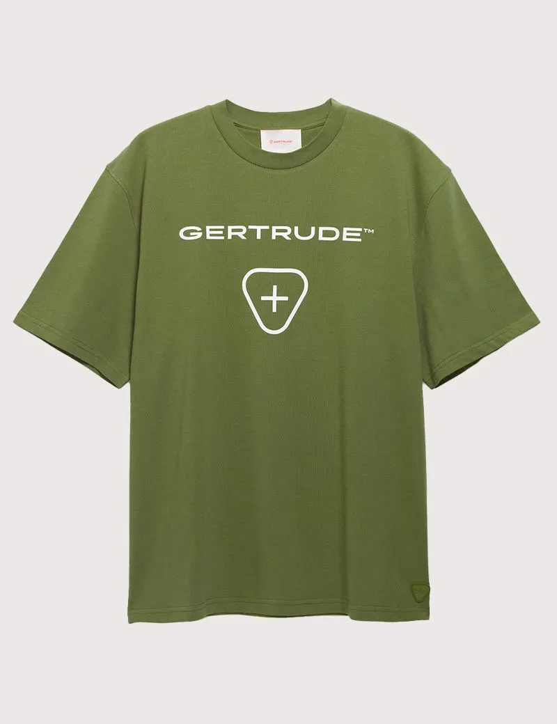 T-Shirt Manches Courtes Homme Leonce Logo Kaki