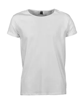 T-shirt manches courtes Homme - manches enroulées - 5062 - blanc 