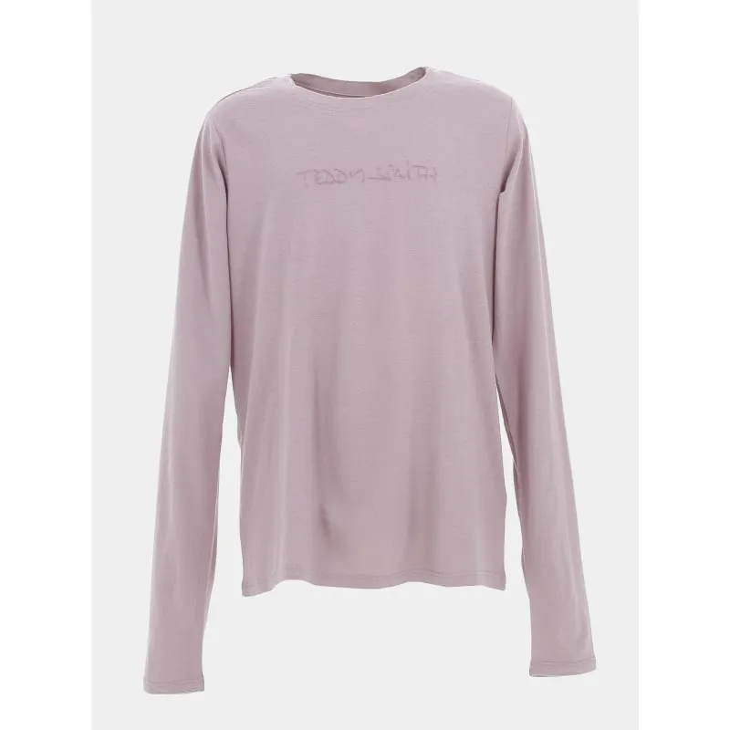 T-shirt manches courtes rose fille - Adidas | wimod