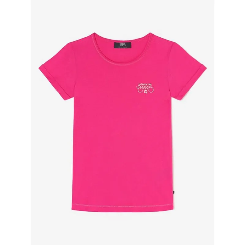 T-shirt manches courtes rose fille - Adidas | wimod