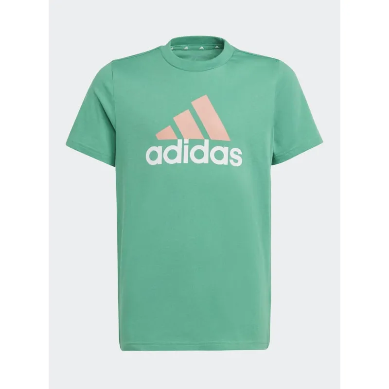 T-shirt manches courtes rose fille - Adidas | wimod