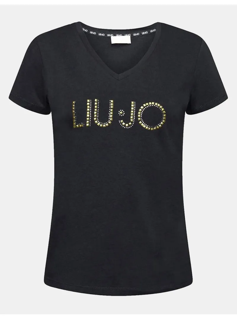 T-shirt manches courtes studs Liu Jo