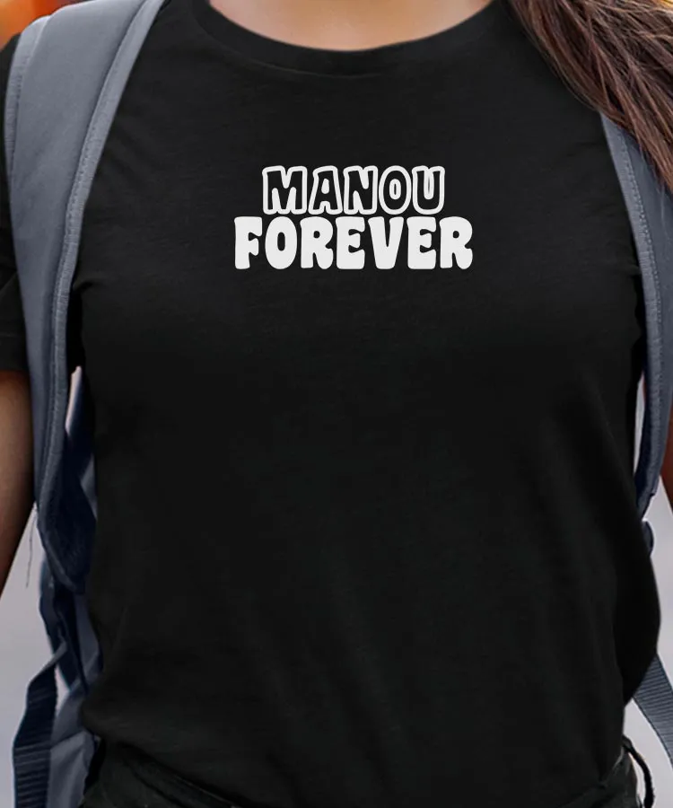 T-Shirt Manou forever face Pour femme