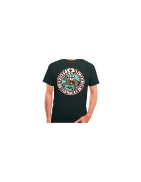 T-shirt noir Templiers, manches courtes ⚔️ Boutique Épées