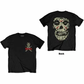 T-shirt officiel noir manches courtes MISFITS 'machete'