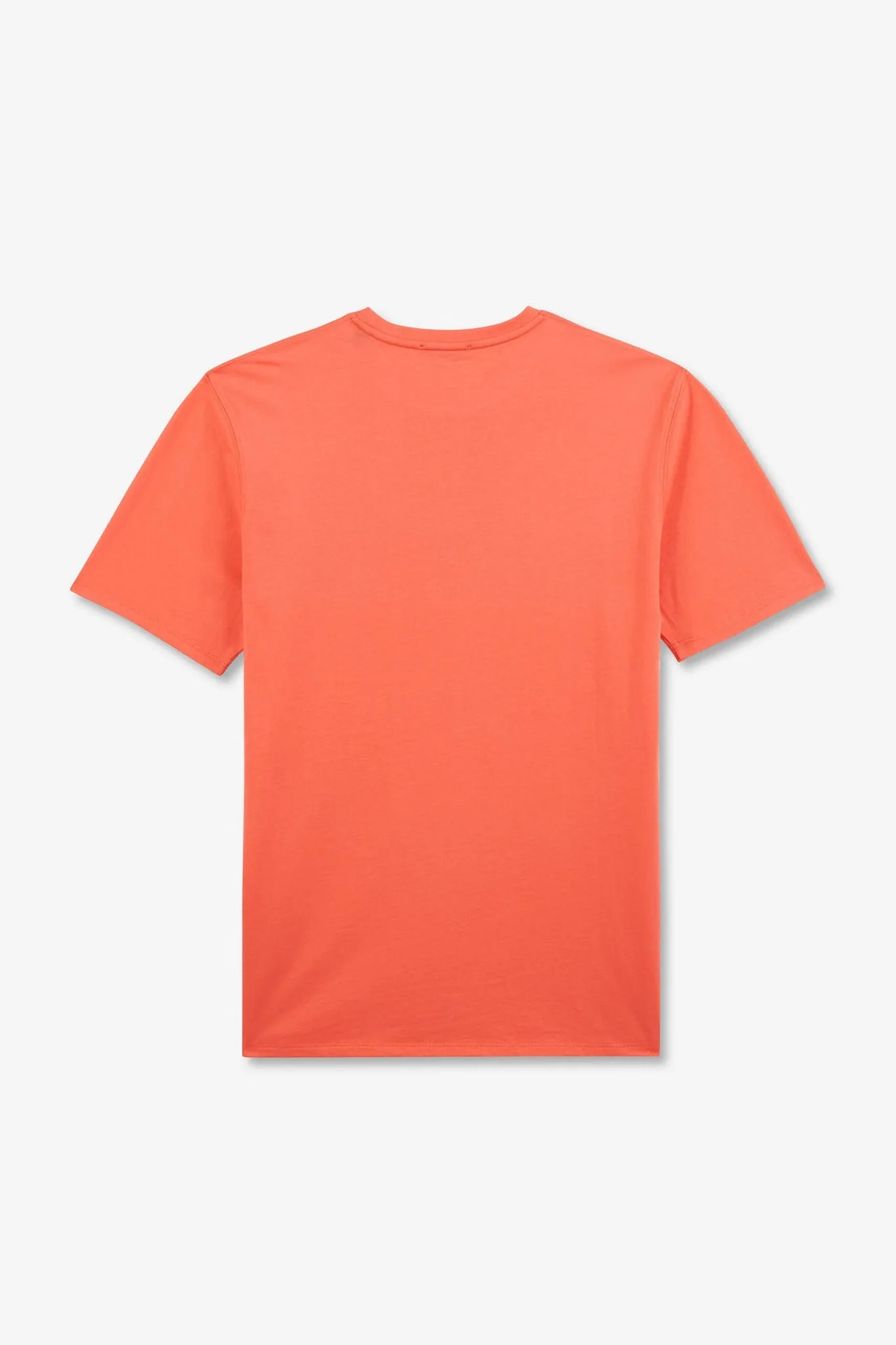 T-shirt rose saumon à manches courtes