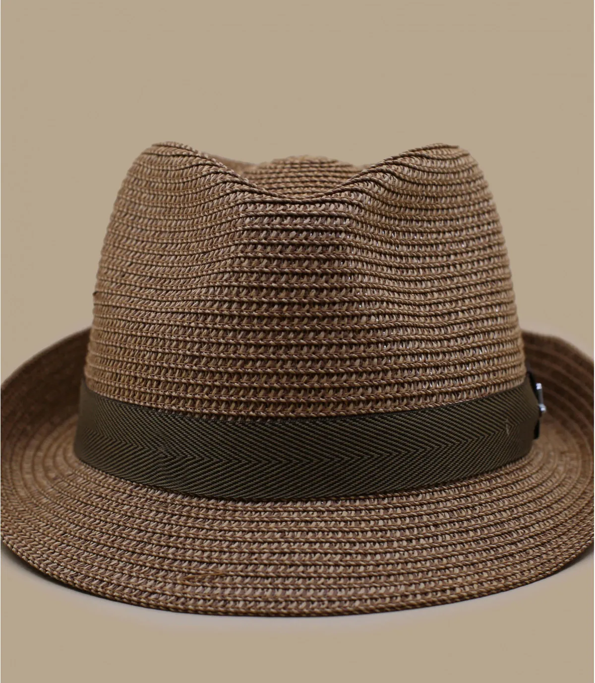 trilby paille marron - Don Pike brown par Herman Headwear : Headict