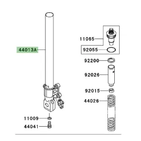 Tube de fourche Kawasaki Z750 ABS (2007-2012) | Moto Shop 35