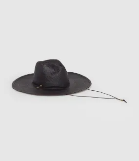 VAN PALMA Partager  Chapeau Sonny Noir Leather  