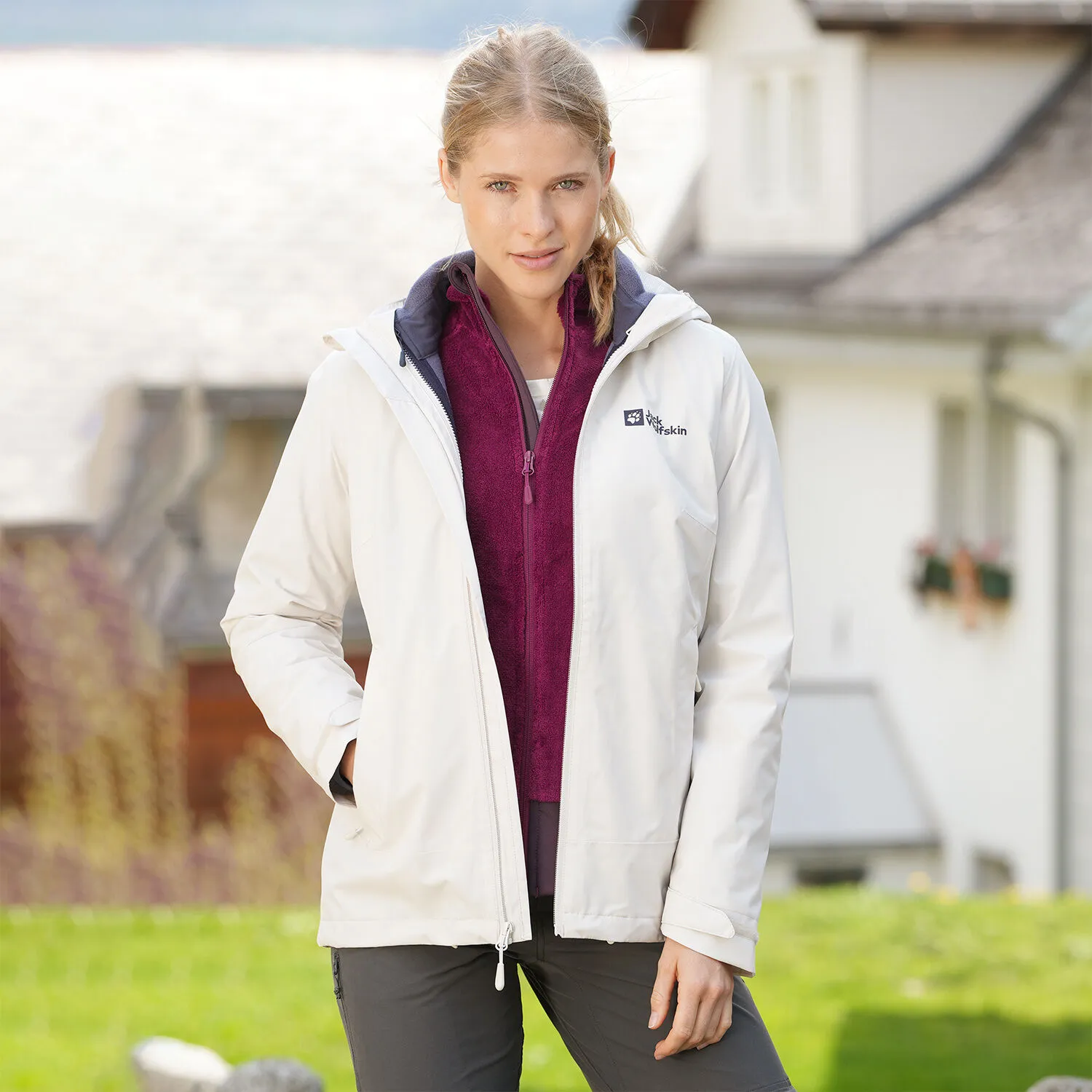 Veste dames 3-en-1 Jack Wolfskin Moonrise ⋆ Lehner Versand