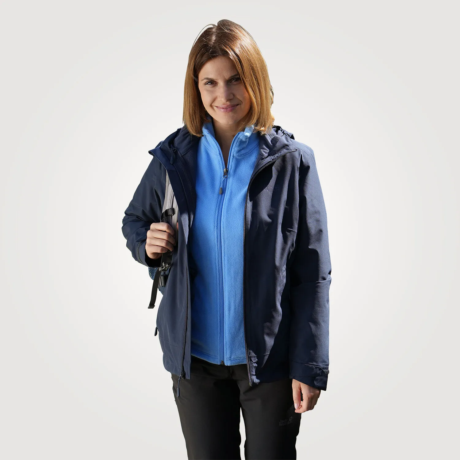 Veste dames 3-en-1 Jack Wolfskin Moonrise ⋆ Lehner Versand