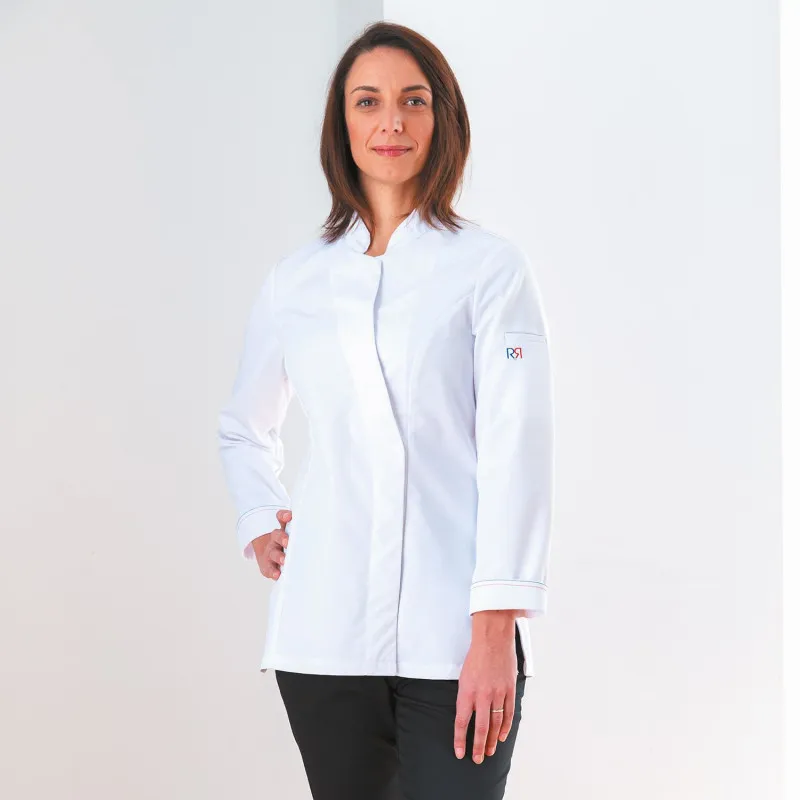 Veste de cuisine fabriquée en France pour femme Robur ALPILLES