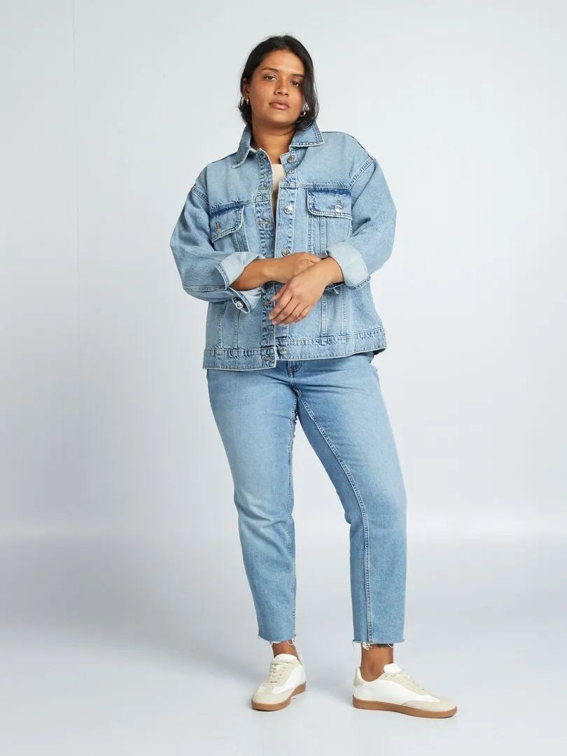 Veste en denim coupe rétro - Triple stone