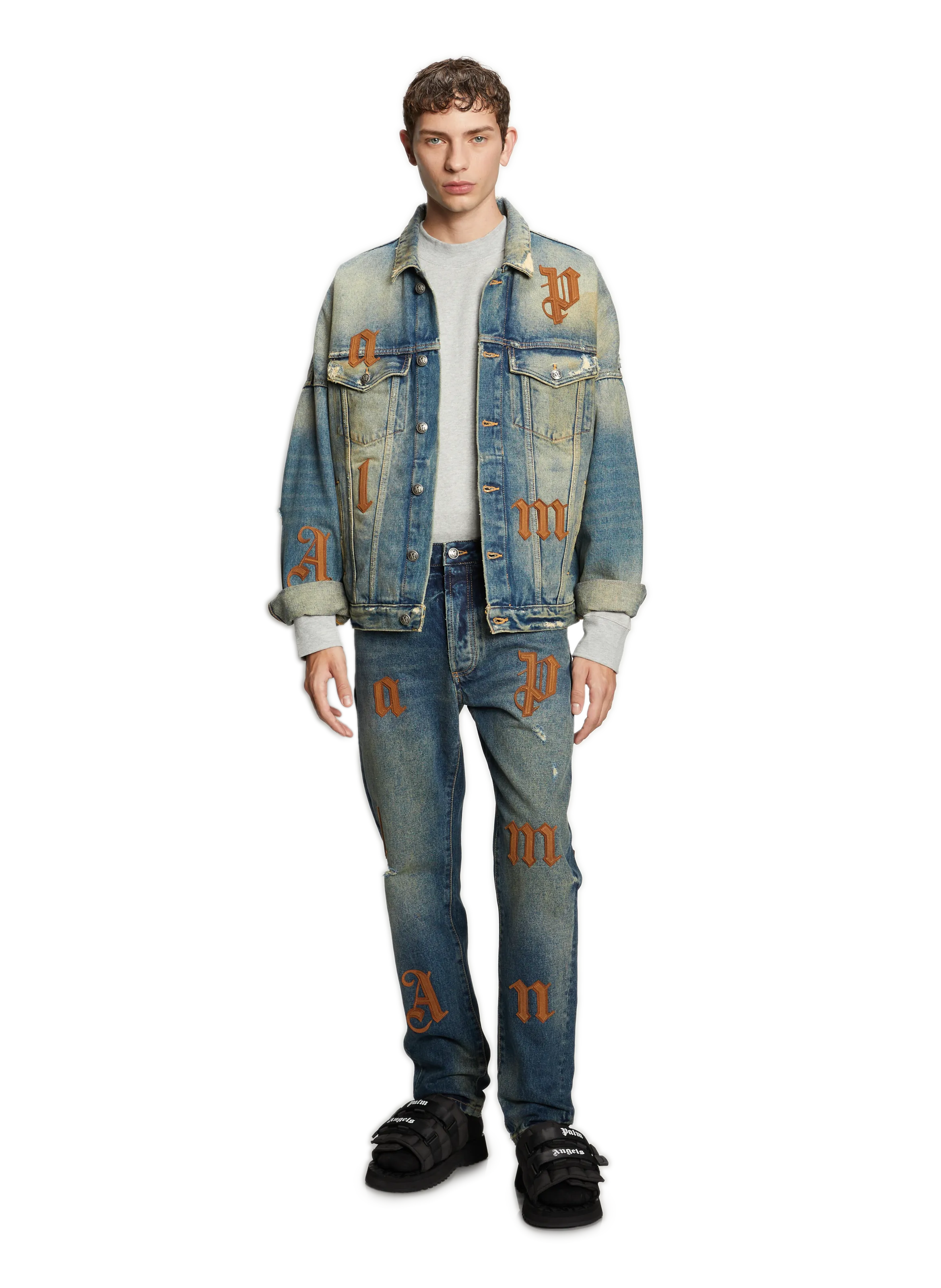 VESTE EN DENIM - PALM ANGELS pour HOMME | Printemps