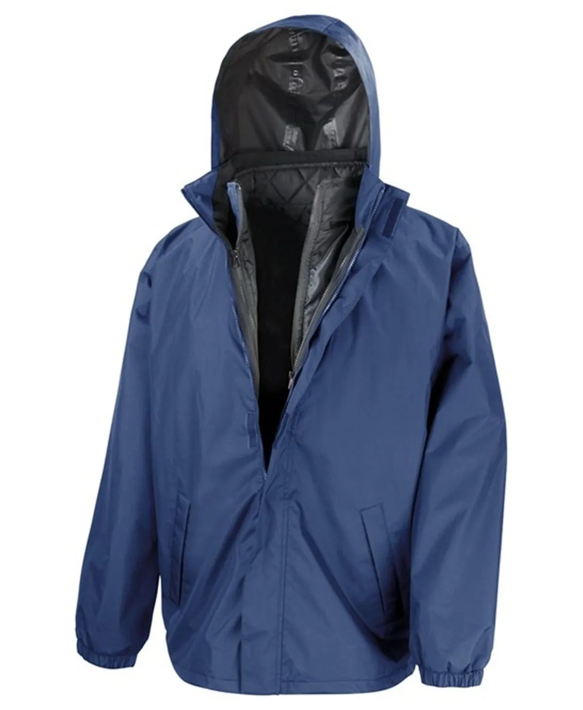 Veste imperméable 3 en 1 matelassé - Homme - R215X - bleu marine 