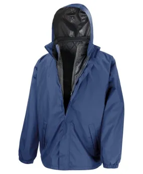 Veste imperméable 3 en 1 matelassé - Homme - R215X - bleu marine 