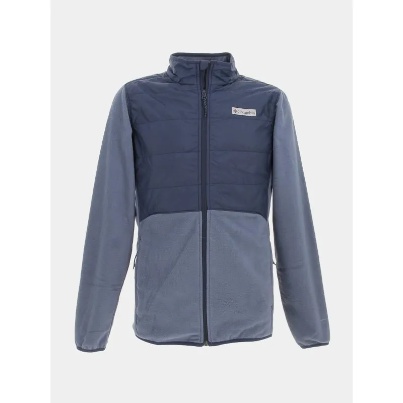 Veste mi-saison clean mix media bleu homme - Tommy Hilfiger | wimod